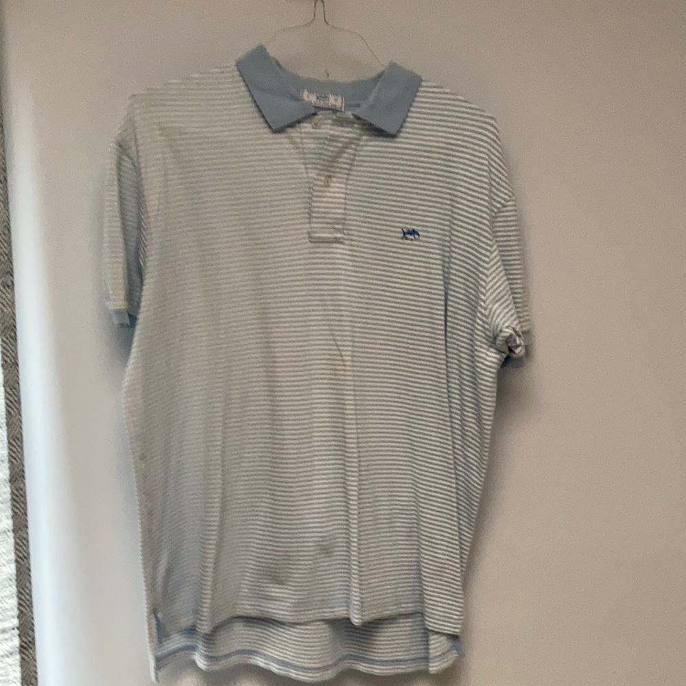 Men’s Southern Tide striped “skip jack” polo